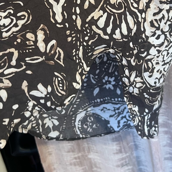 Anthropologie Pilcro Romy Relaxed Printed Buttondown Top, NEW - Picture 6 of 11